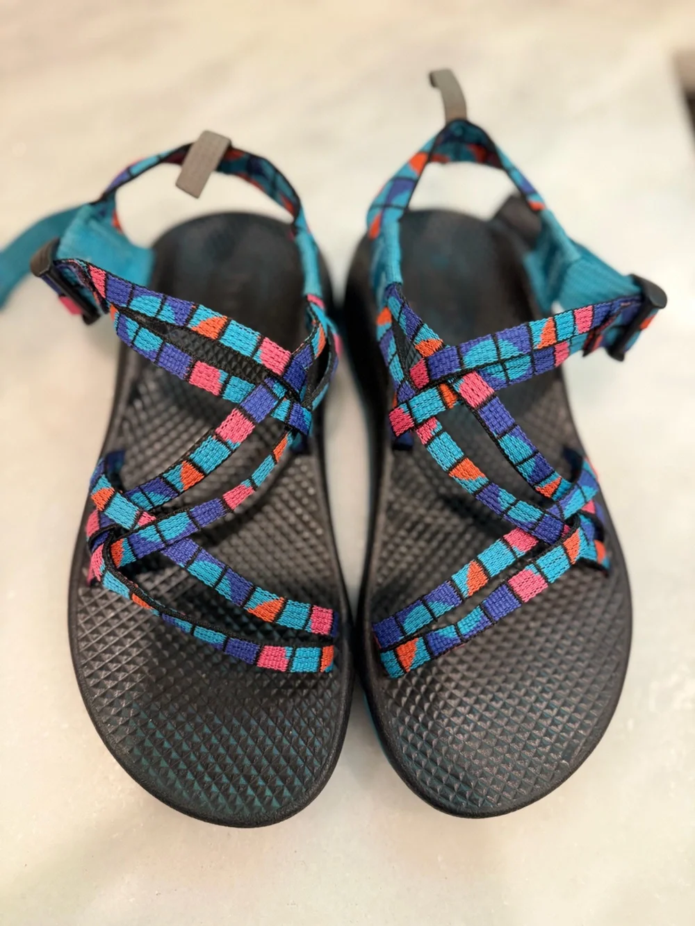 Chaco Kids ZX/1 EcoTread Sandals Multicolor Strappy Size 3